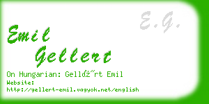 emil gellert business card